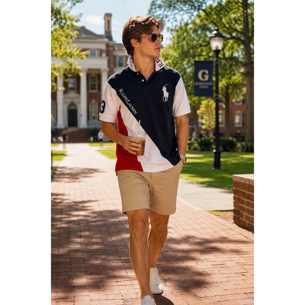NWT Polo Ralph Lauren Big Pony #3 Polo Shirt Youth XL Fits Mens Small Rugby